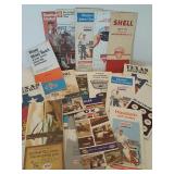 Vintage Gas & Oil Advertising Road Maps