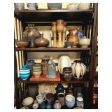 HUGE collection of Charles Counts signed pottery