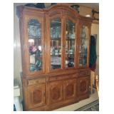 Beautiful Lighted China Hutch