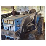 Maverick 204 utility tractor with front loader bucket by Yancheng Municipality Tractor Works of Chin