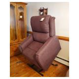 Home Meridian International comfort lift chair with remote control for heat and massage functions; m
