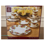  Royal Albert Old Country Roses 20 piece bone china dinnerware set