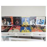 Elvis Presley record and memorabilia grouping with LP albums and 45 RPM singles including Elvis in C