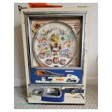  Victory pachinko machine with colorful pins and levers, preview for working condition; measures 20.