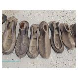 Group of cast iron shoe lasts 