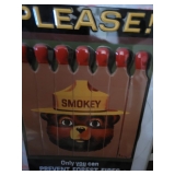 Smokey the bear tin