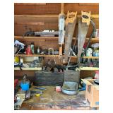 Vintage saws and tools