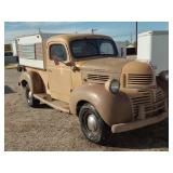 Tucson 1946 Dodge Truck Auction Wednesday 8:00 PM 1/2/24 ID: 7852