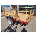 TUCSON 2018 4x8 Utility Trailer Auction Thursday 8:00pm 9/18/25 ID: 10377 (TUC)