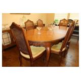 Midcentury Table and 6 Chairs