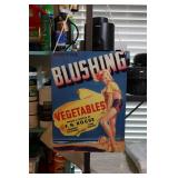 Vintage Blushing Sign