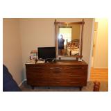 Midcentury Mirror with Mirror