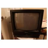 Vintage TV with VCR Player