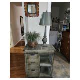Shabby Chic Side Table in a Gray