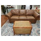 This is Living Room Setting - Leather Couch