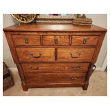 7 Drawer Antique Dresser