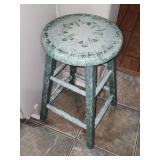Hand Painted Stool