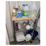 Cleaning Supplies - Rolling Cart