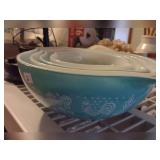 Quilting supplies, Pyrex, cast iron, and more!