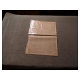 Authentic & Excellent Condition Friday Morning September 15, 1820, "Morning Chronicle & Baltimore Ad