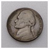 1943-S Wartime Silver Alloy Jefferson Nickel