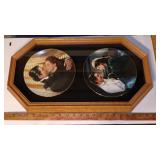 2-Plates Gone With The Wind In Beautiful Case