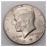 Error 1979 Kennedy Half Dollar (Clashed Dies Obv.) BU