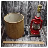 Beautiful Dietz Kerosene Lantern Turned Into A Tabletop Lamp