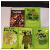 Five Games For X-Box 360 System