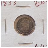 Beautiful (Closely Uncirculated) 1833 Capped Bust Silver Half Dime