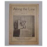 February 1927 Magazine Along The Line (The Lincoln Memorial On Cover-Vol 3 No. 7)
