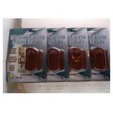 Set Of 4 Hampton Direct "Battery Operated Wireless Alarm & Door Chime" #20975, New In Box-Wood