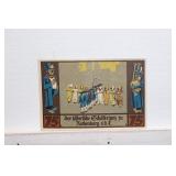 Vintage Germany, Rothenburg, 75 Pfennig, 1921 UNC