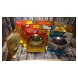 New Old Stock, Eight 8.5" Chrome Truck Center Wheel Caps (Packaging Is Tethered)