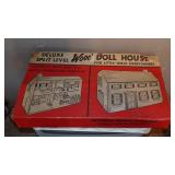 RARE True-Vintage Woodmaster Doll House, Model W-20, Complete With Furniture And Box