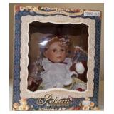 8" Rebecca Collection Musical Porcelain Doll Limited Edition