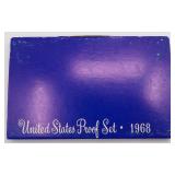 GEM Uncirculated 1968 Silver/Clad United States Proof Set In OGP With Box