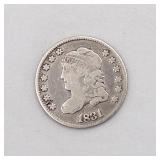 1831 Capped Bust Silver Half Dime