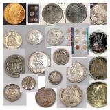 5/21 Coin & Currency Auction, Gold & Silver, Scarce & Key Dates