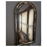 Antique Mirror with brass accents