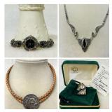 Sterling Silver Jewelry Treasures  Bidding ends 2/28