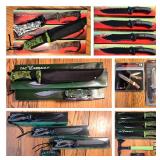 Collectors Steins and Knives  Bidding ends 3/12