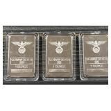 German Silver Eagle 1oz Silver Bar 999