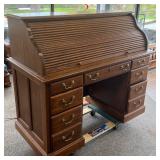 Large Scale Roll Top Desk With Light