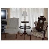 Clock WIng Back Chair