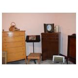 antique chest with mirror