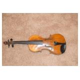Vintage Cremonesis Violin #17??, repaired 1928 by Kornel Tarasukwith extra Strings, Case and Bows, o