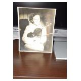 photo of violin and lady