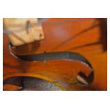 Vintage Cremonesis Violin #17??, repaired 1928 by Kornel Tarasukwith extra Strings, Case and Bows, o