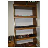 Trains on shelves